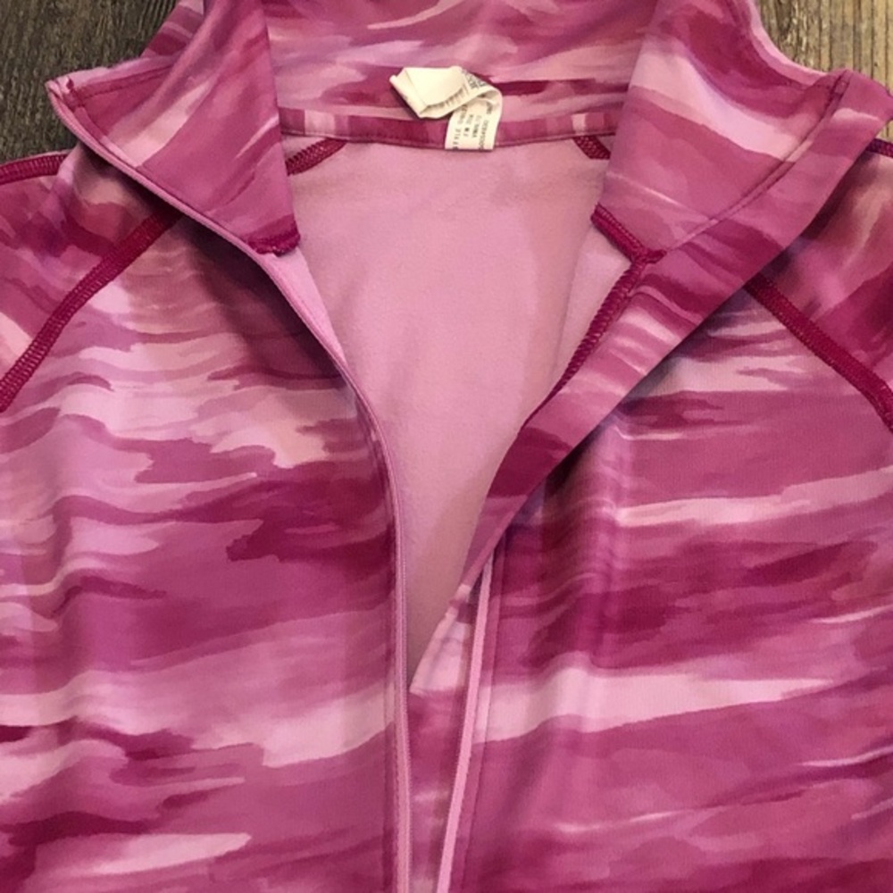Under Armour ColdGear Pink Camo Athletic Half-Zip Pullover Top Size XS EUC - Picture 5 of 7